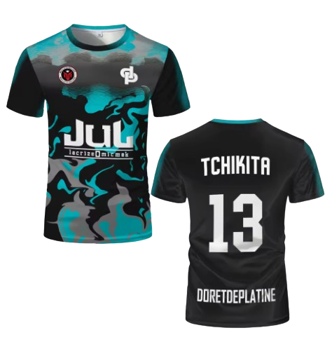 Maillot Tchikita Bleu Noir